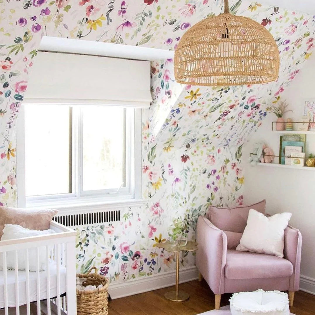Floral Wallpaper | Flower Nursery Wallpaper | Project Nursery