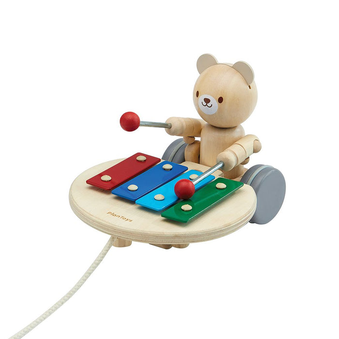 Pull-Along Musical Bear Toy