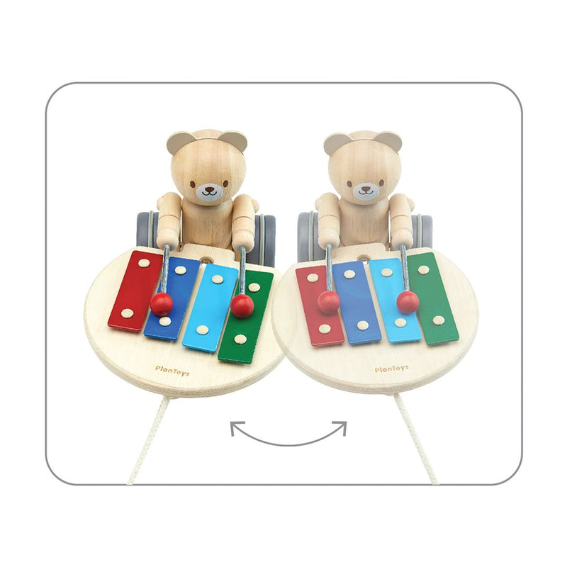 Pull-Along Musical Bear Toy