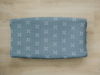 Blue X Changing Pad Cover