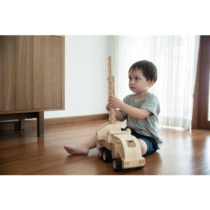Wooden Fire Truck Toy