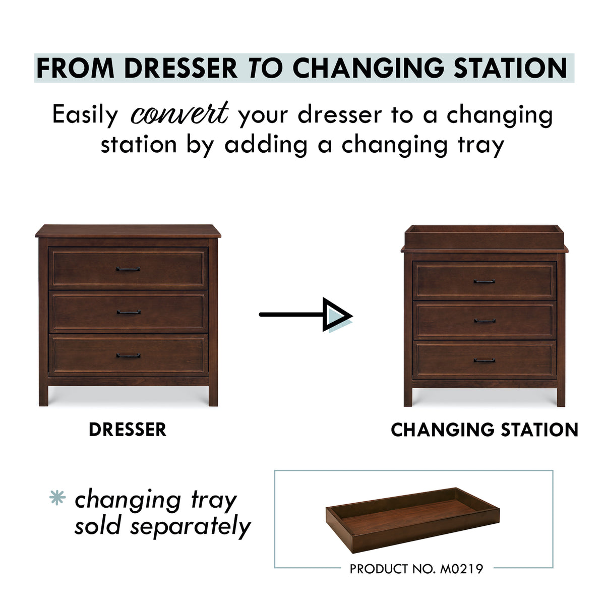 Charlie 3-Drawer Dresser