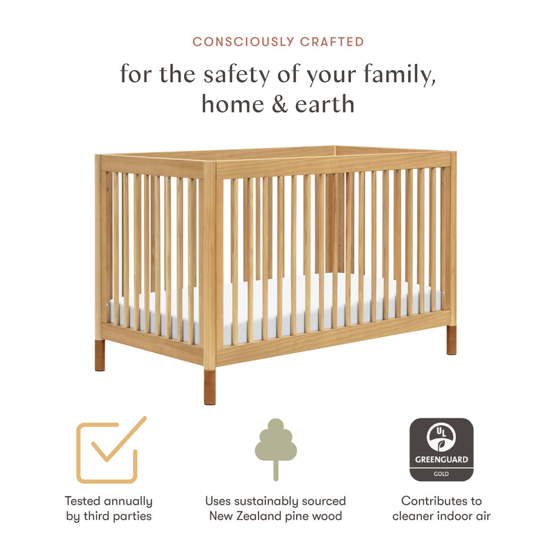 Gelato 4-in-1 Crib with Toddler Bed Conversion Kit