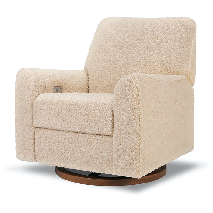 Sunday Power Recliner and Swivel Glider - Chai Shearling