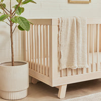Hudson 3-in-1 Convertible Crib with Toddler Bed Conversion Kit - Washed Natural
