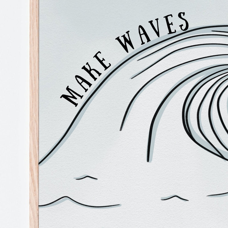 svinekød Immunitet gasformig Make Waves Art Print – Project Nursery