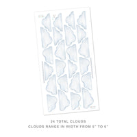 Color Story Clouds Wall Decal Set