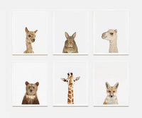 Baby Giraffe Little Darling Print - Project Nursery