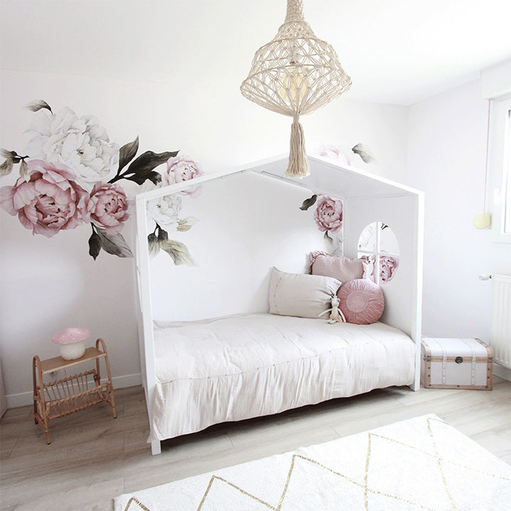Blushing Peonies Wall Decal Set – Project Nursery