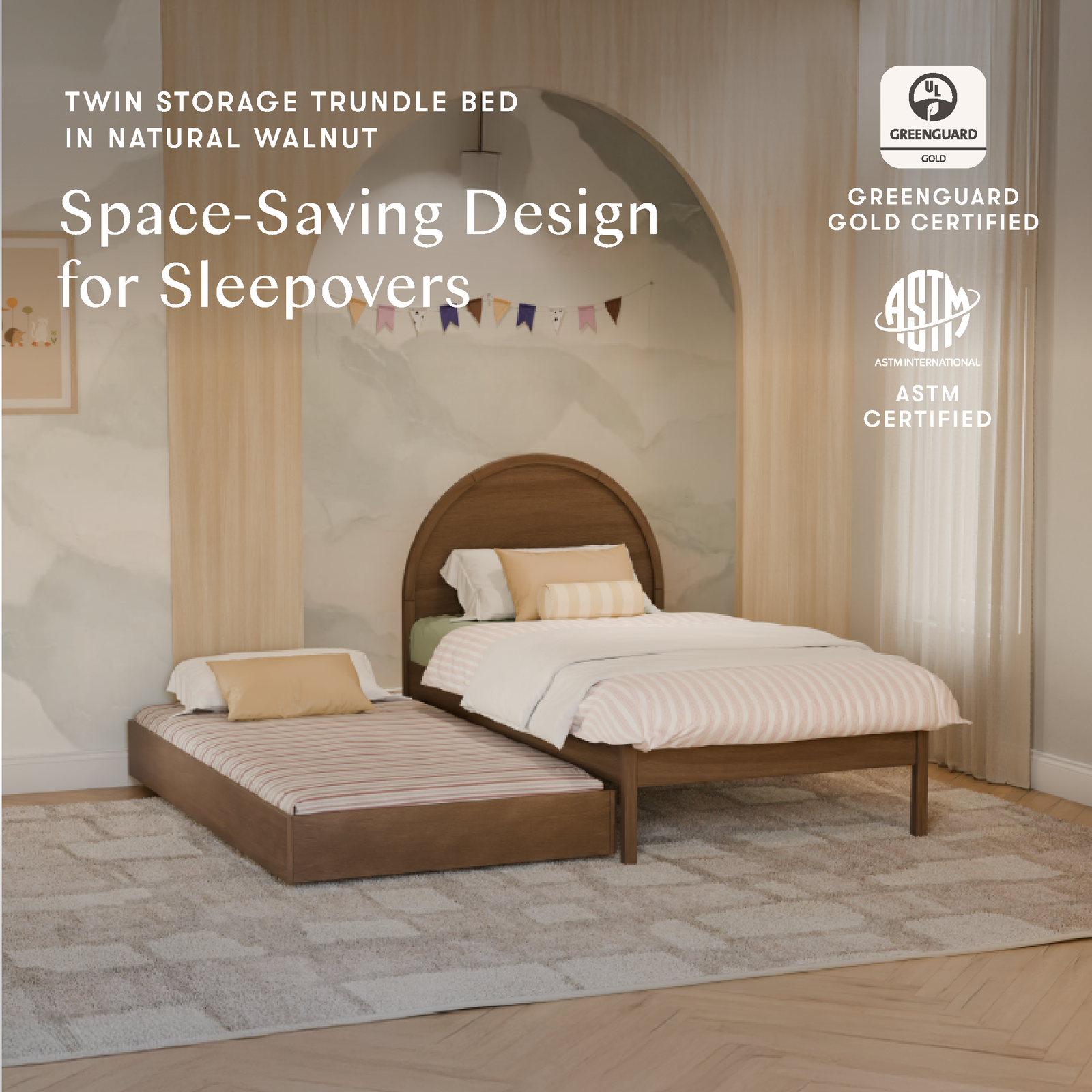 Twin Storage Trundle Bed