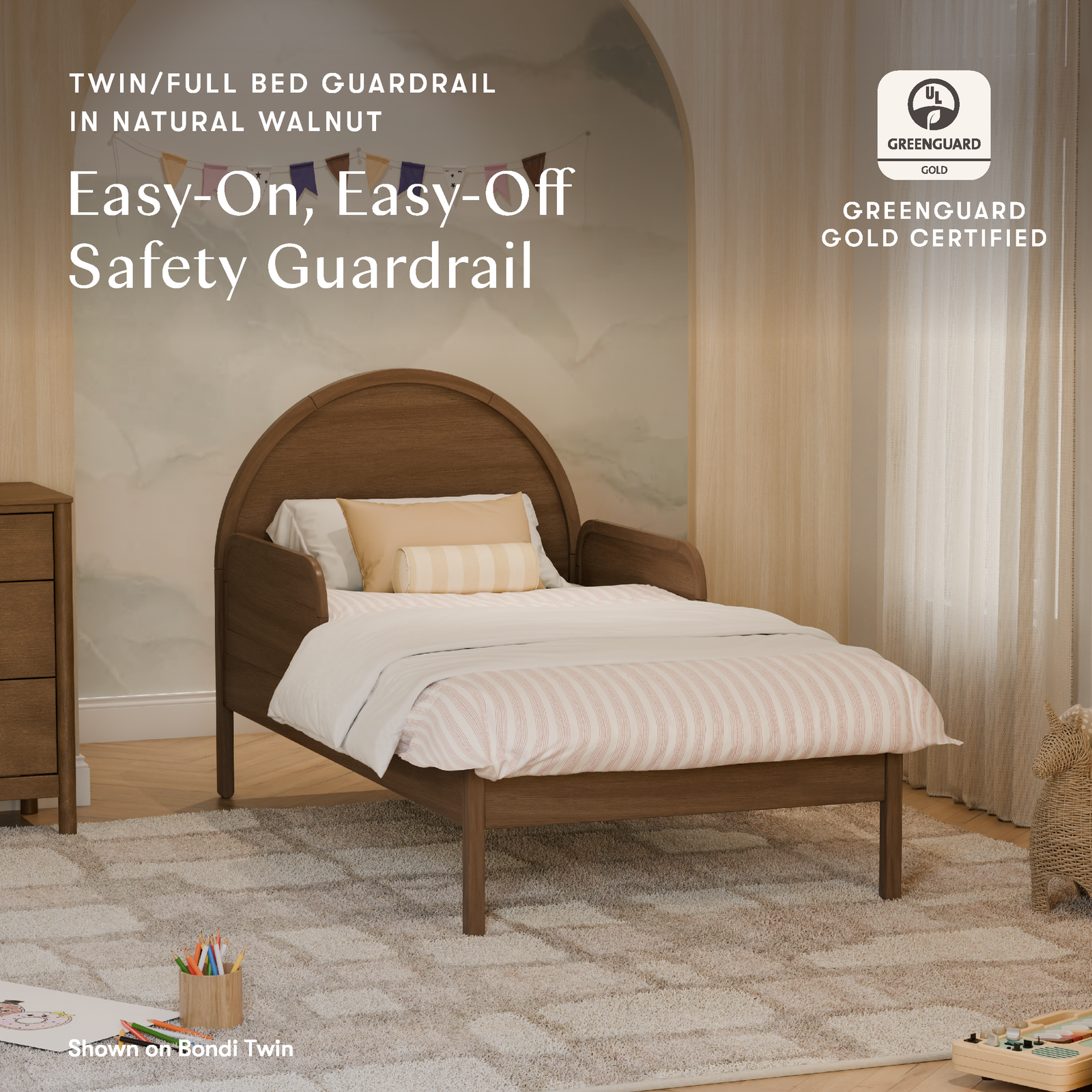 Twin/Full Bed Guardrail