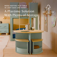 Nessa Nesting Play Table + Chair Set
