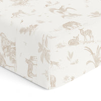 Safari Organic Crib Sheet