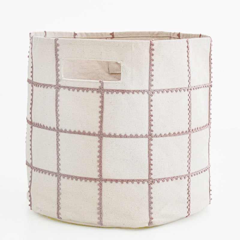 Storage Basket Mesh Lace - Pecan