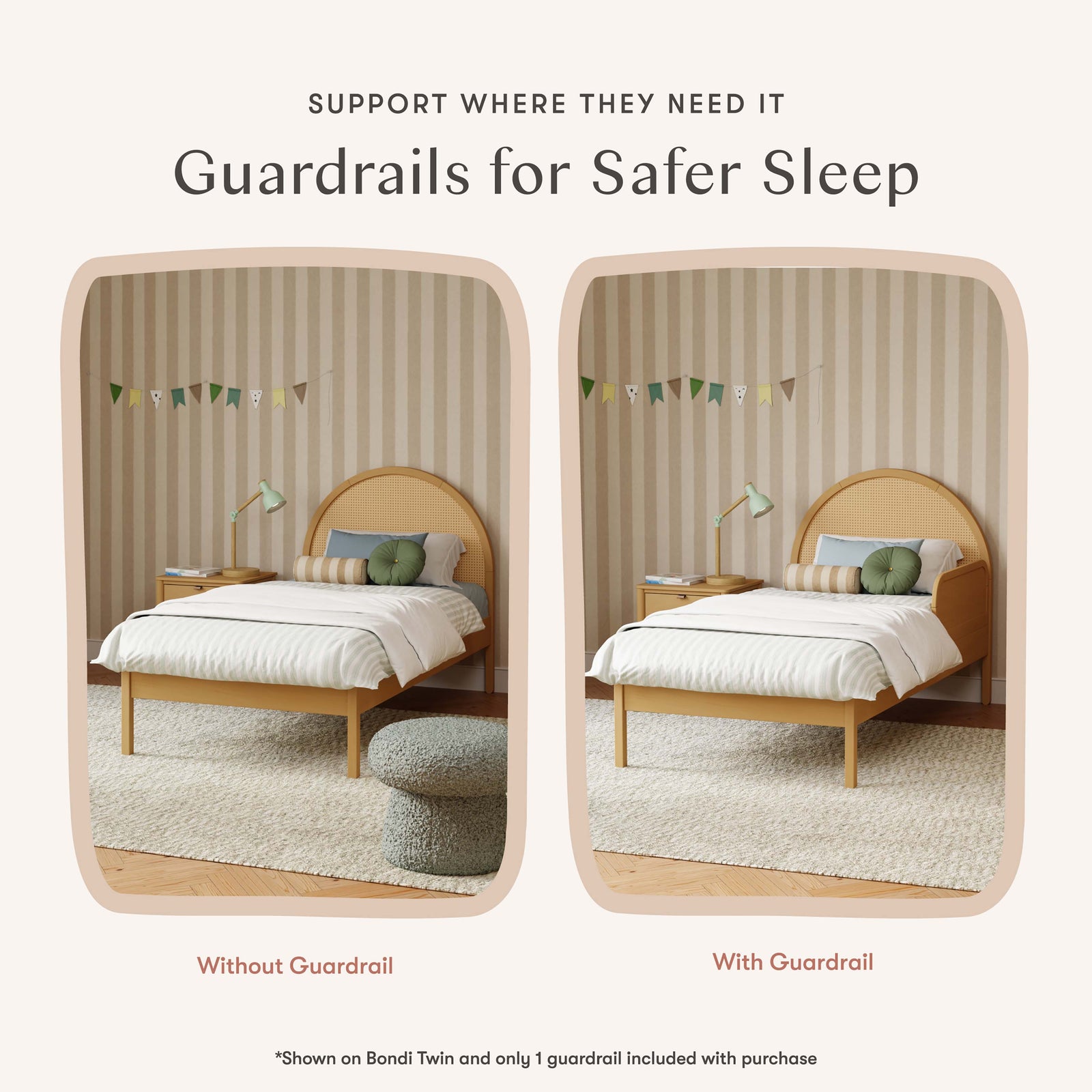 Twin/Full Bed Guardrail