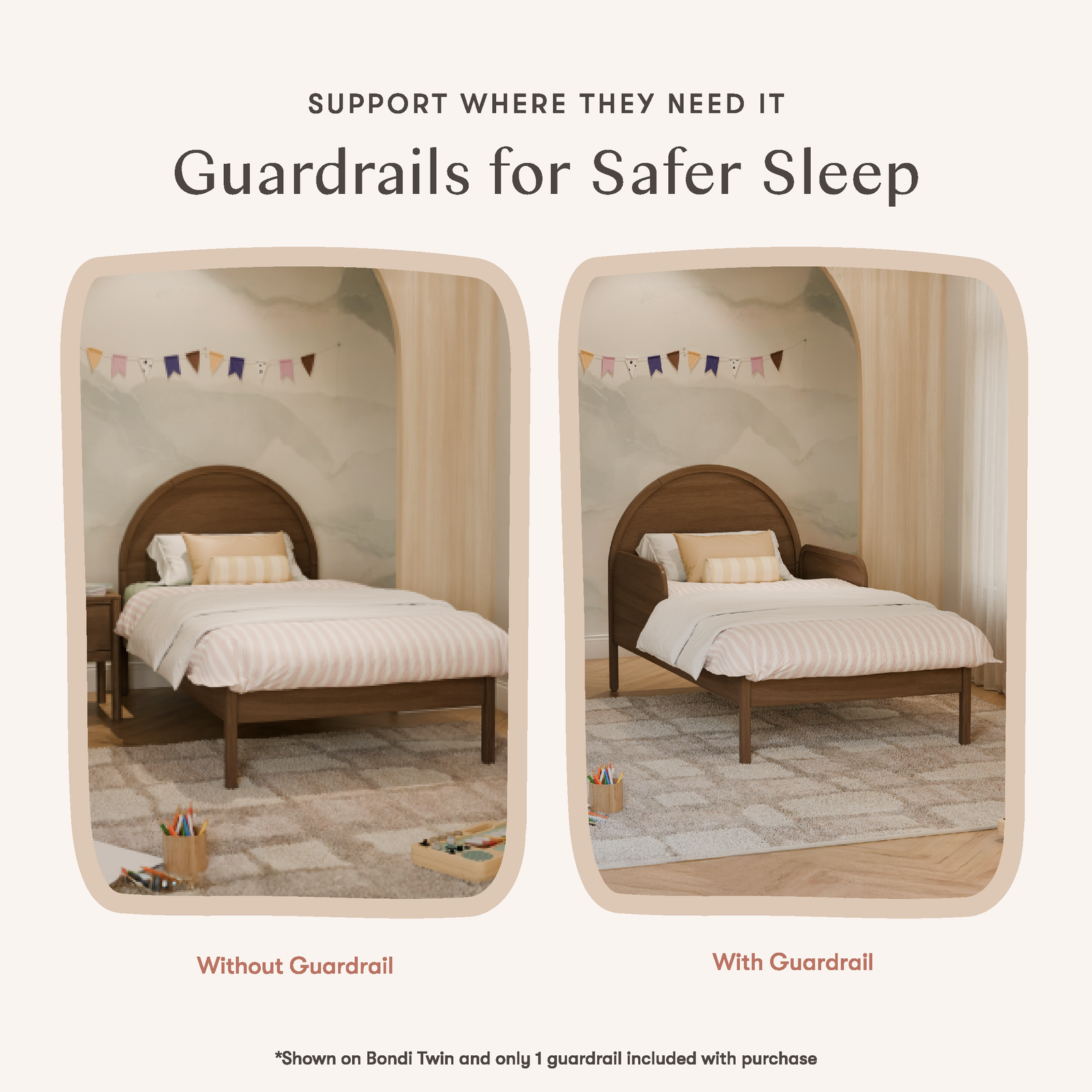 Twin/Full Bed Guardrail