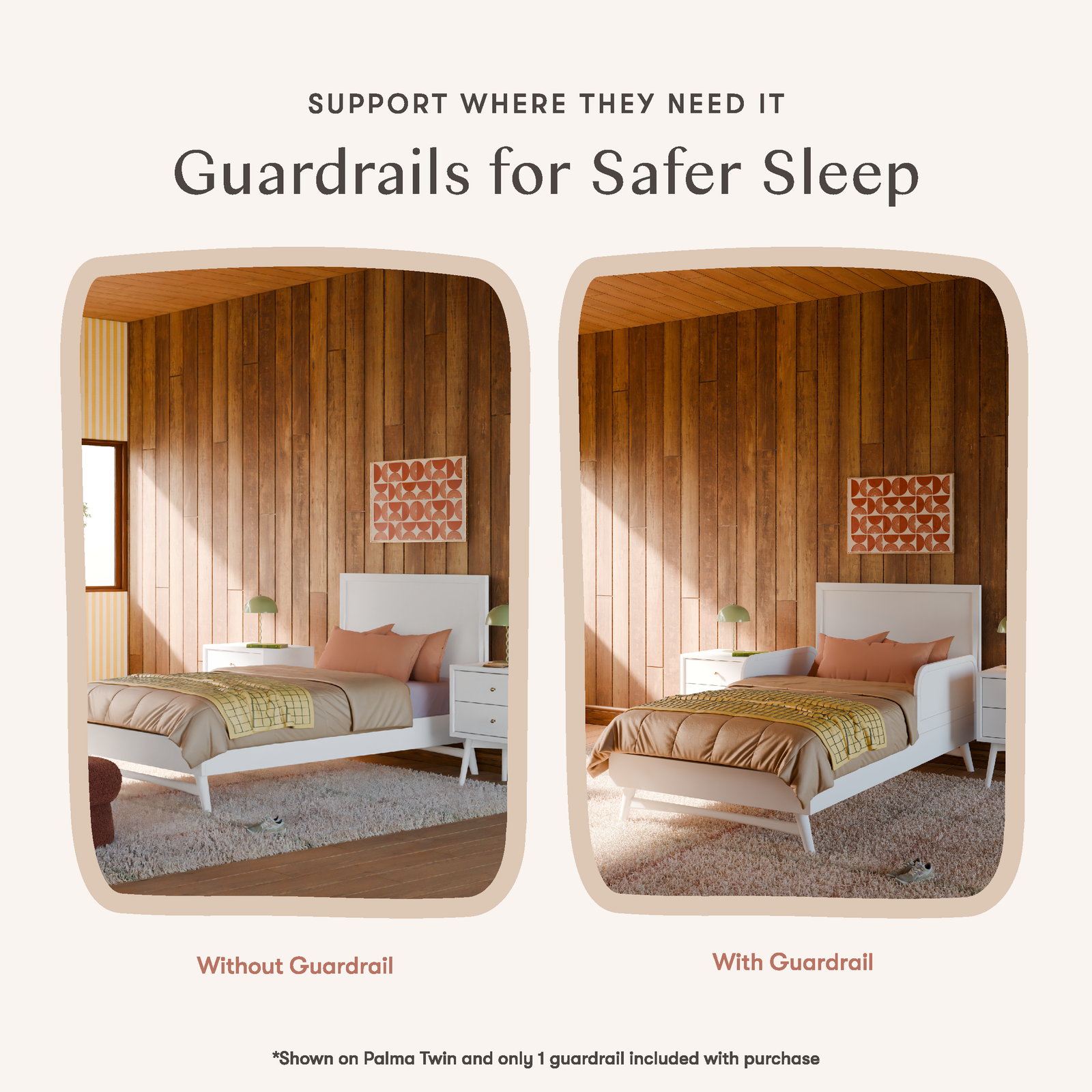 Twin/Full Bed Guardrail