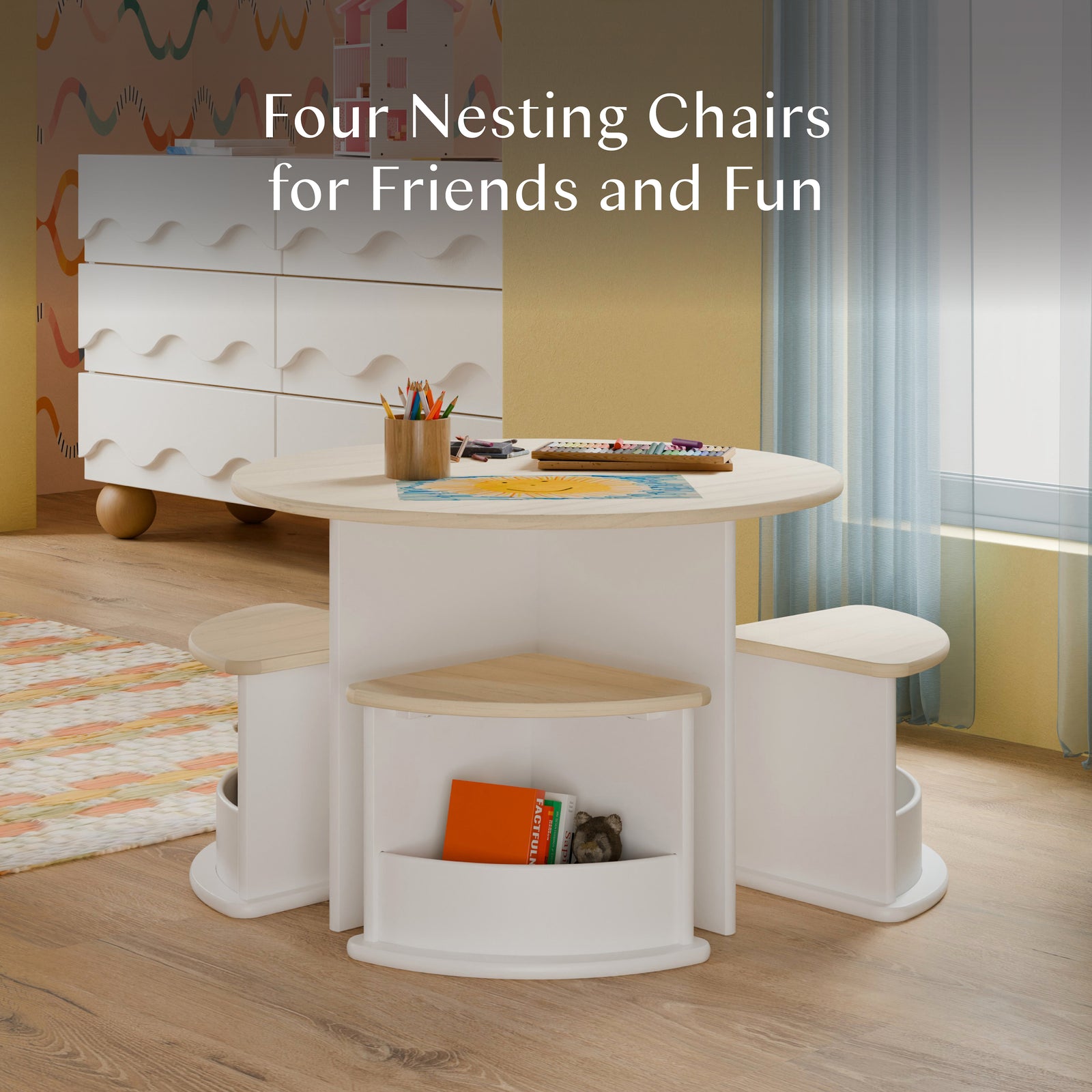 Nessa Nesting Play Table + Chair Set