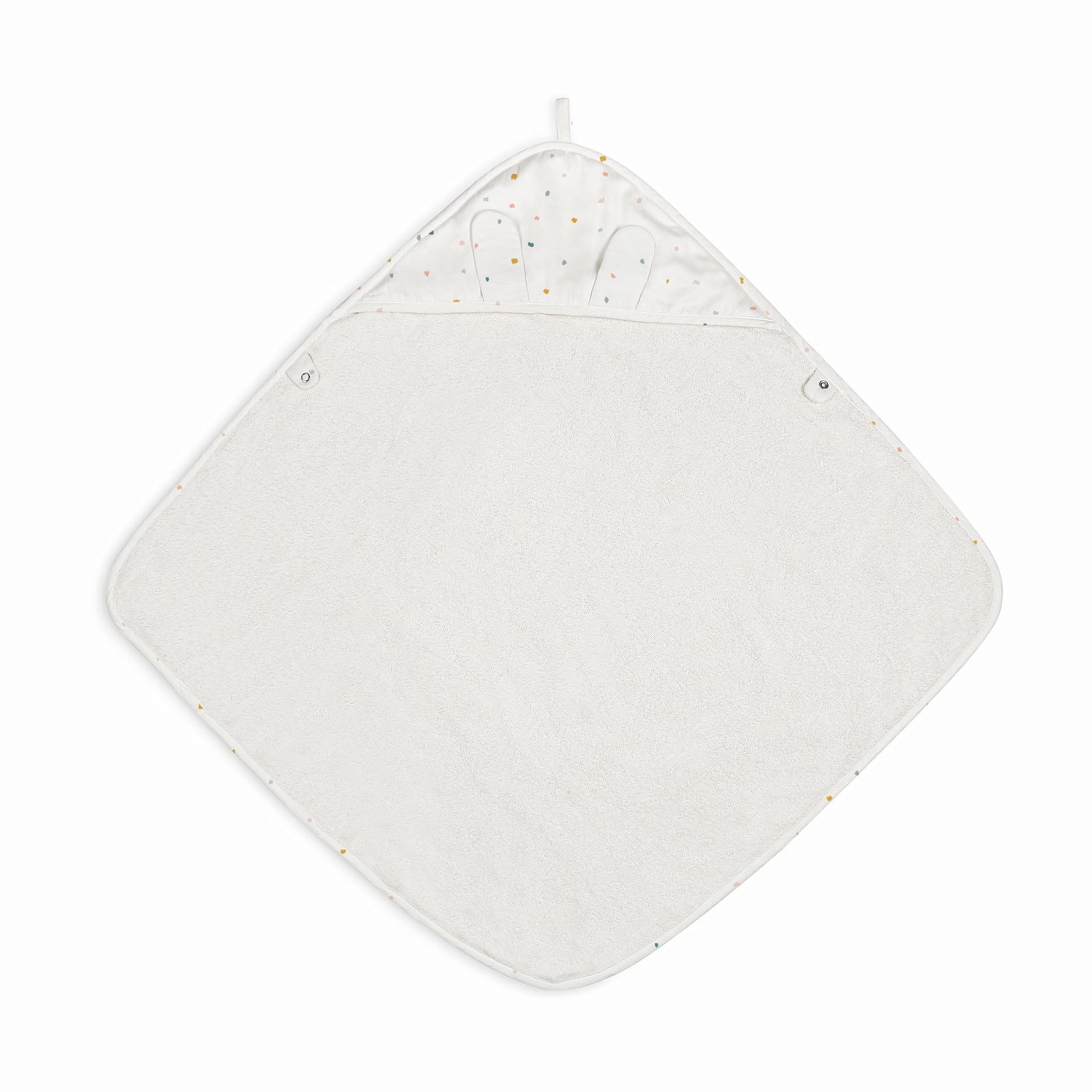 Dotty Organic Baby Hooded Towel