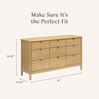 Bondi 9-Drawer Extra Wide Assembled Dresser (61")