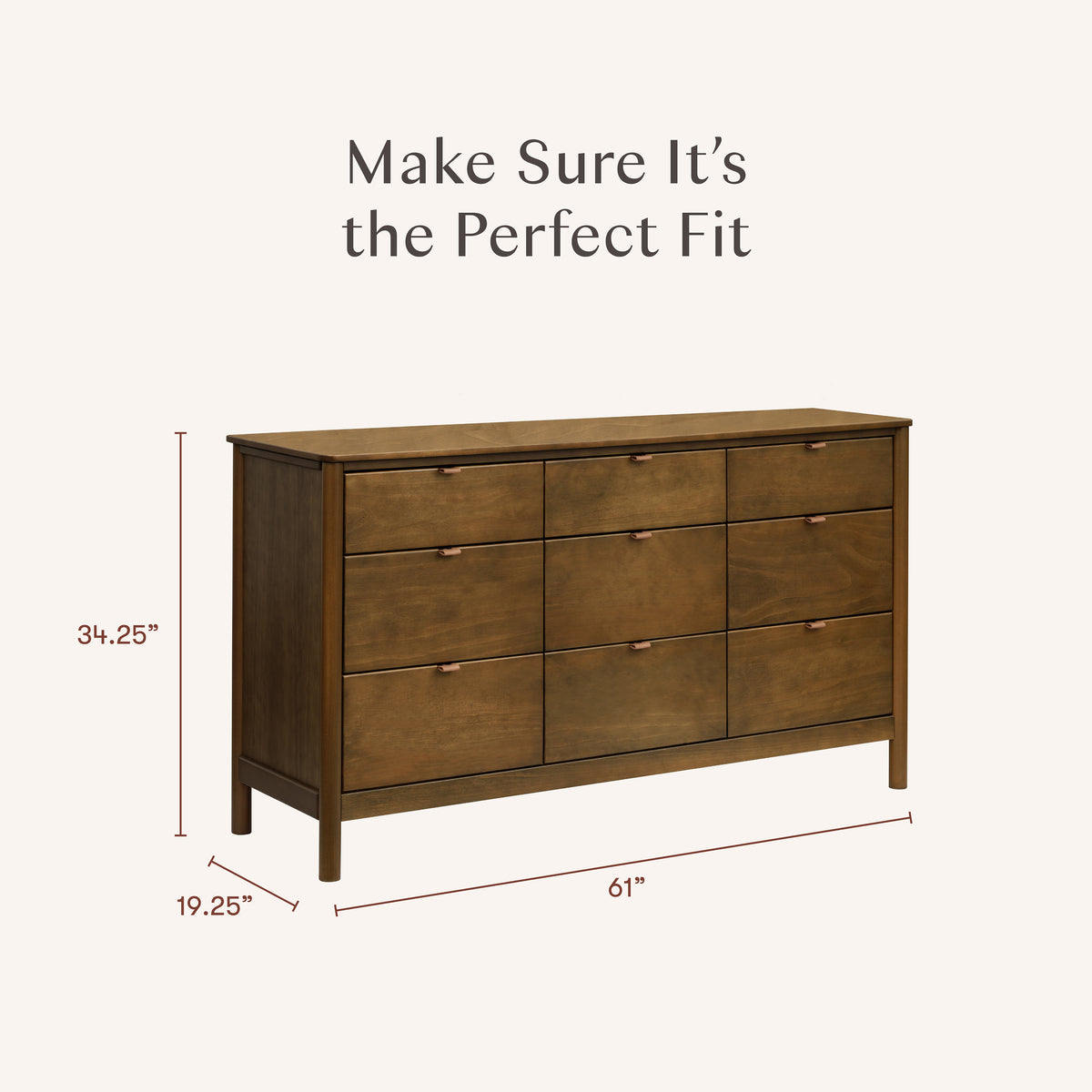 Bondi 9-Drawer Extra Wide Assembled Dresser (61")