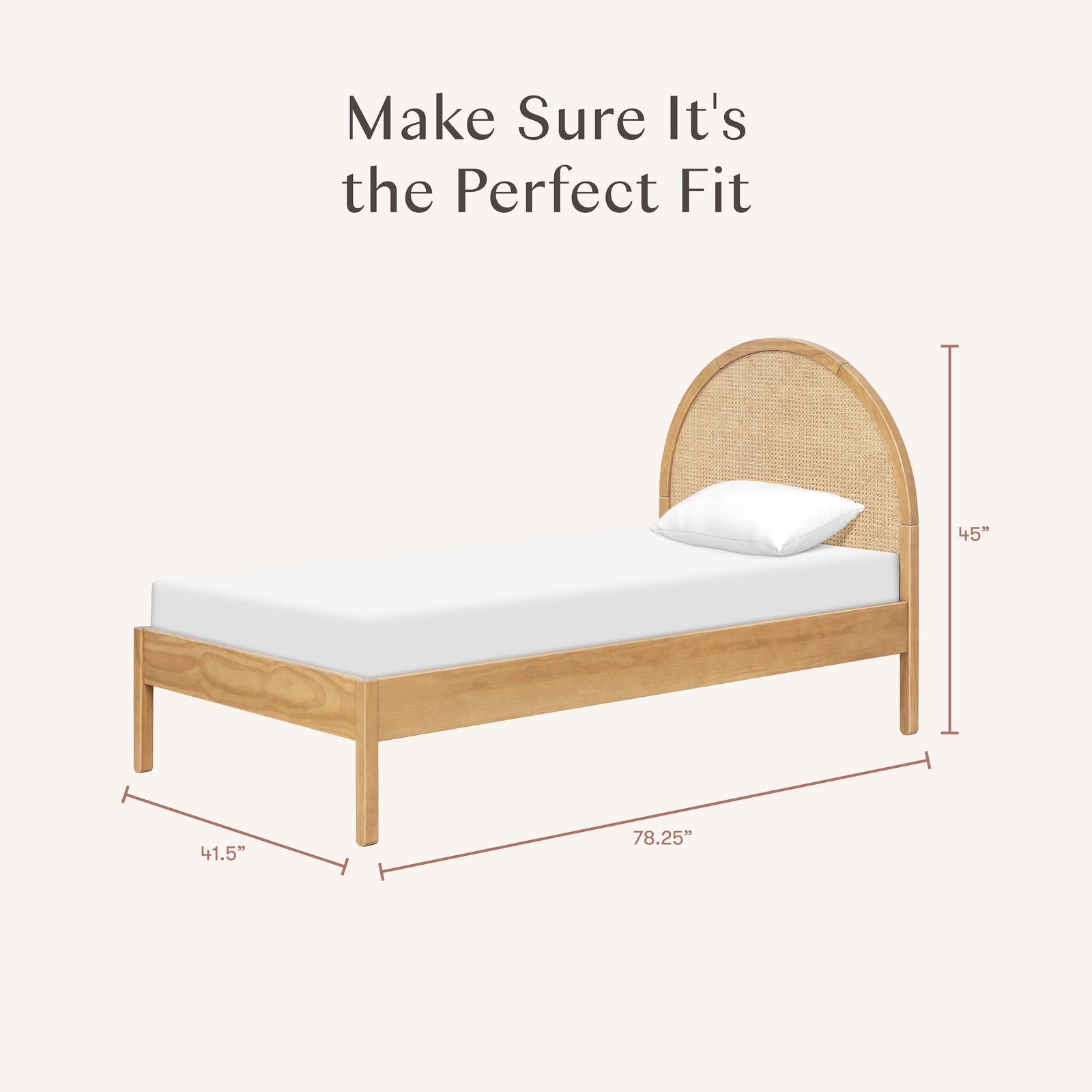 Bondi Cane Twin Bed