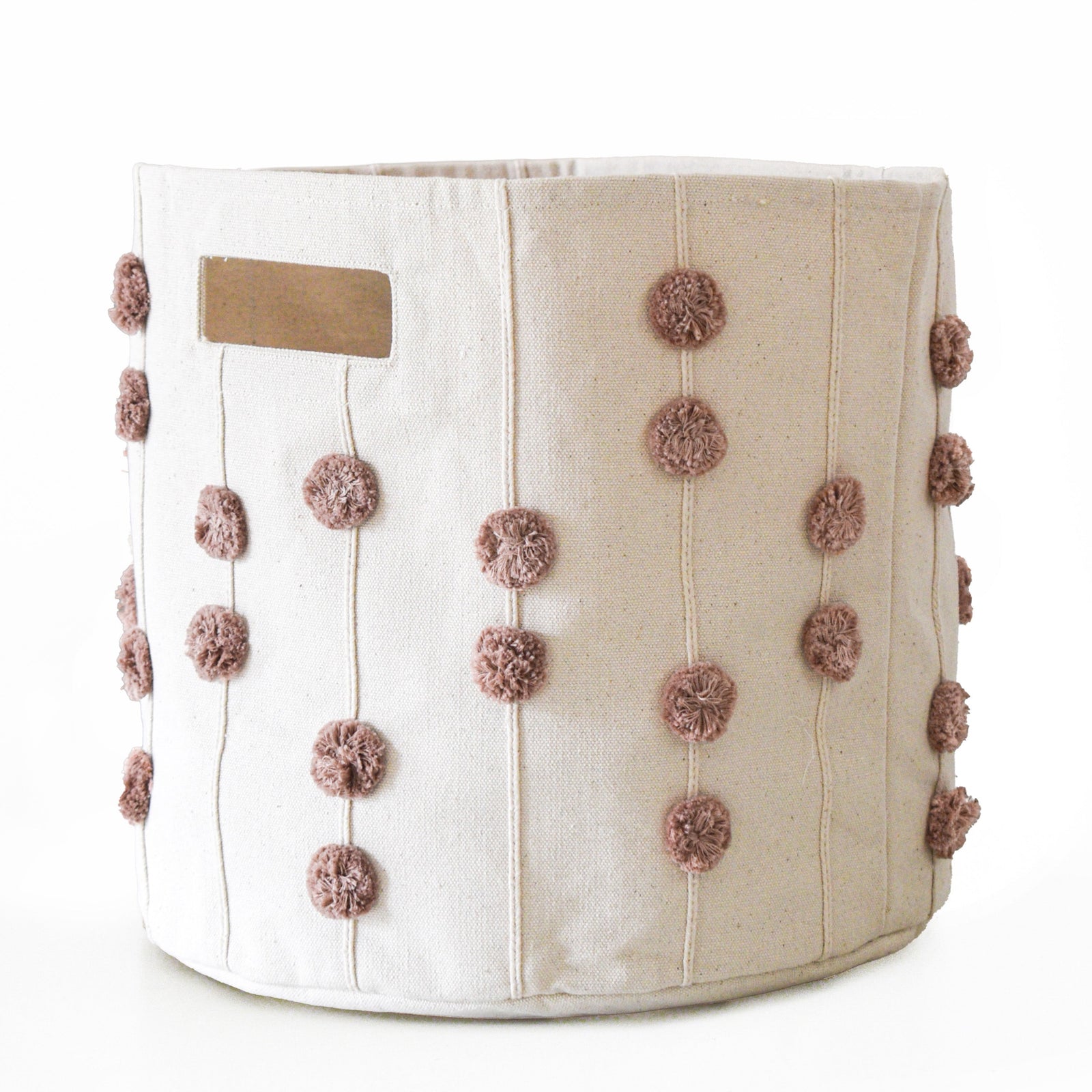 Pompom Storage Basket - Pecan