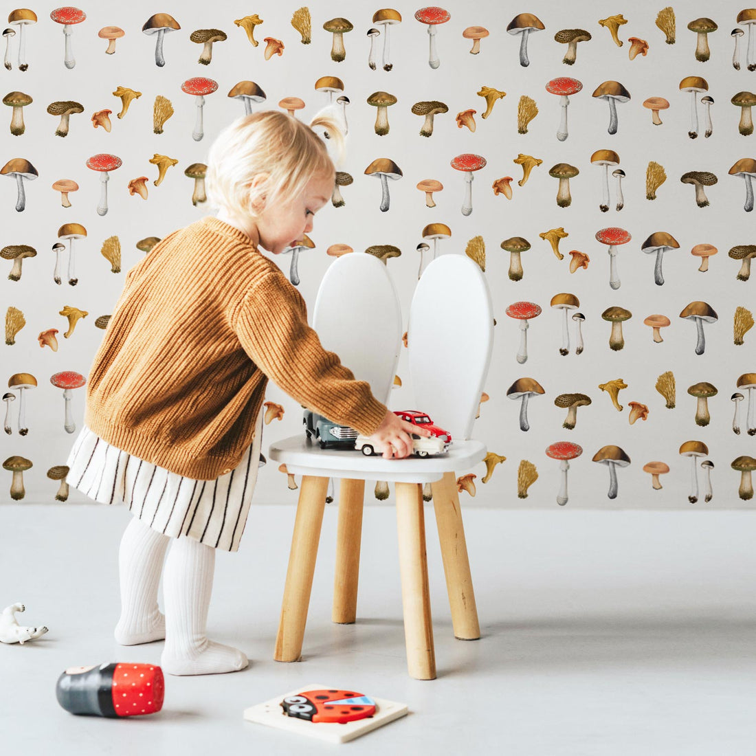 Wild Mushrooms Wallpaper