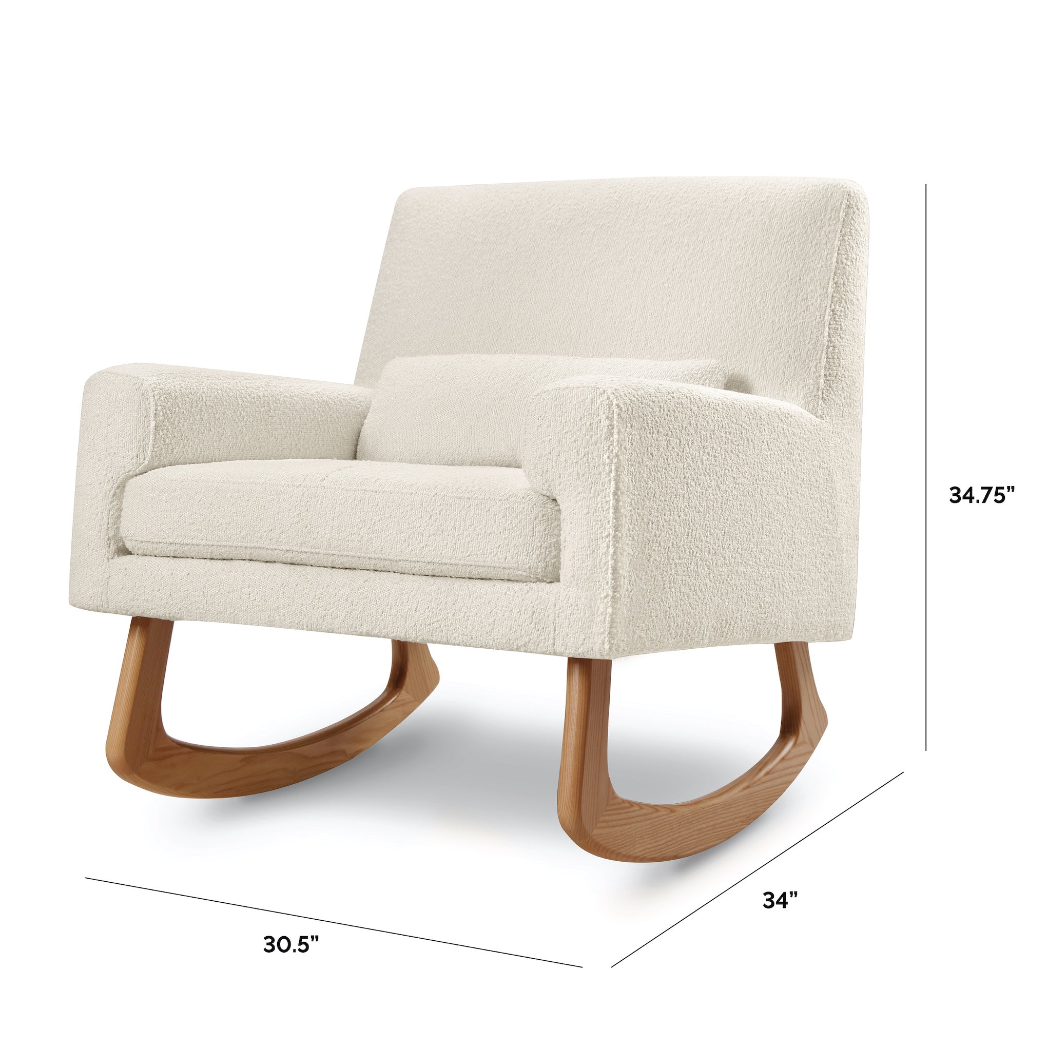 Sleepytime Rocker - Ivory Boucle – Project Nursery