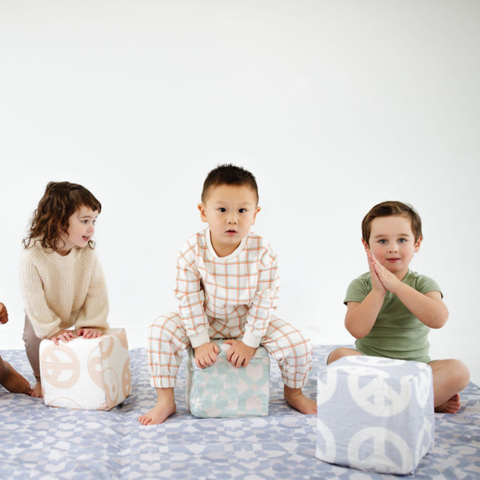 Blue Tile Padded Play Mat
