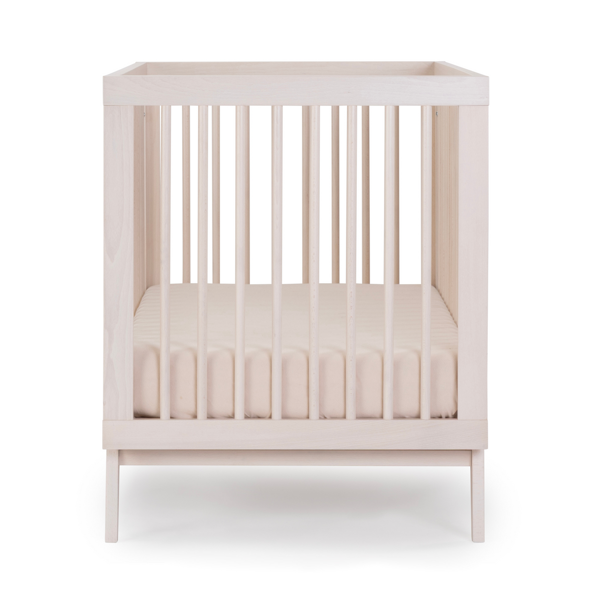 Soho Convertible Crib in Wash Sideview