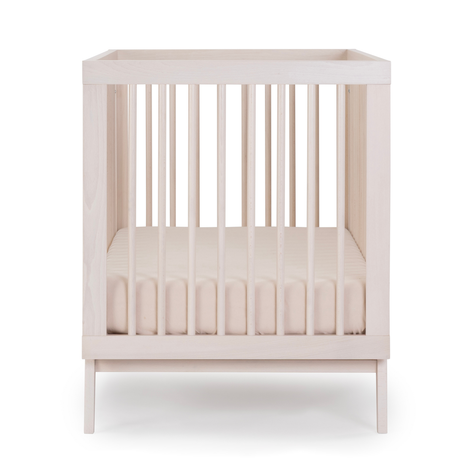 Soho Convertible Crib in Wash Sideview