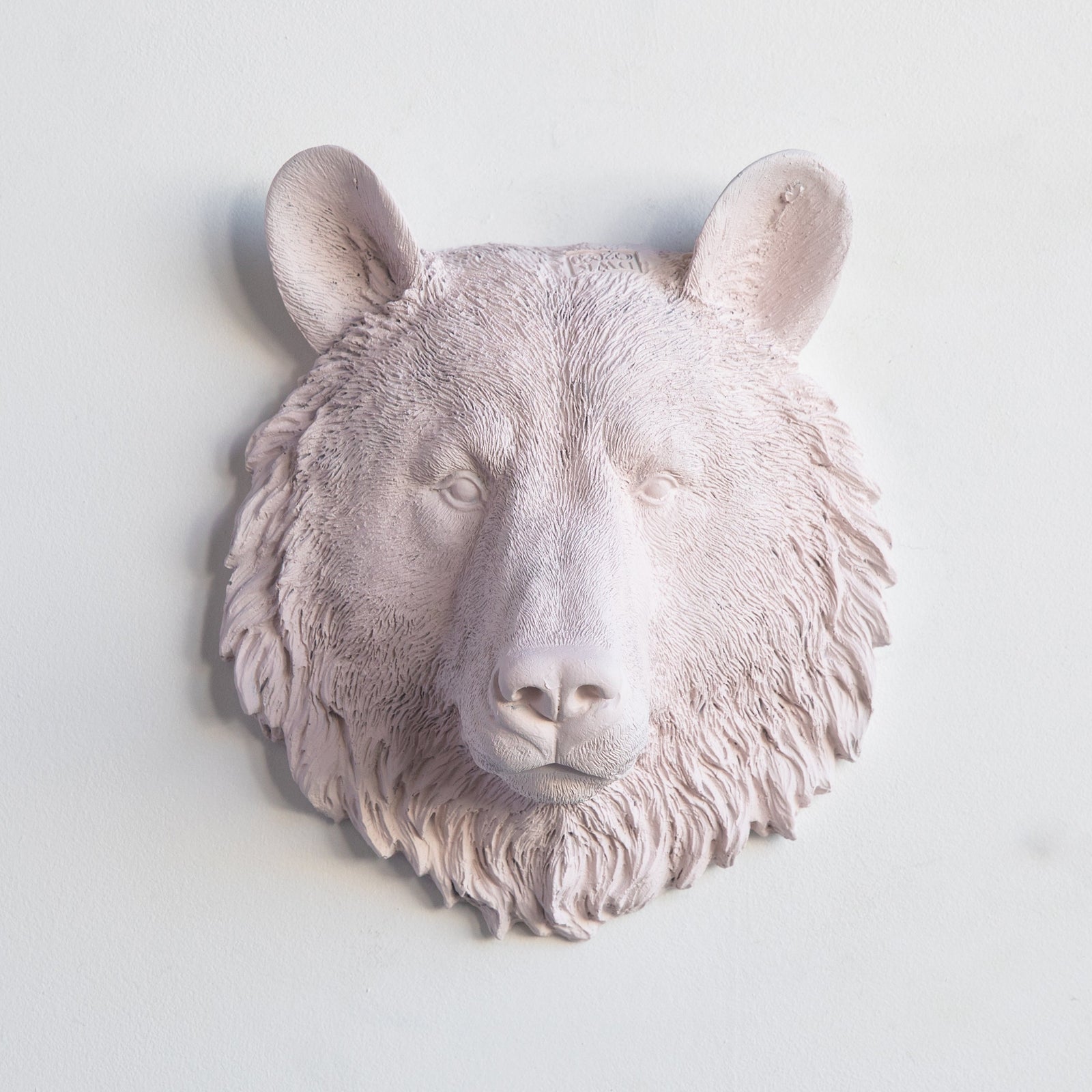 Faux Mini Bear Head Sculpture