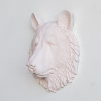 Faux Mini Bear Head Sculpture