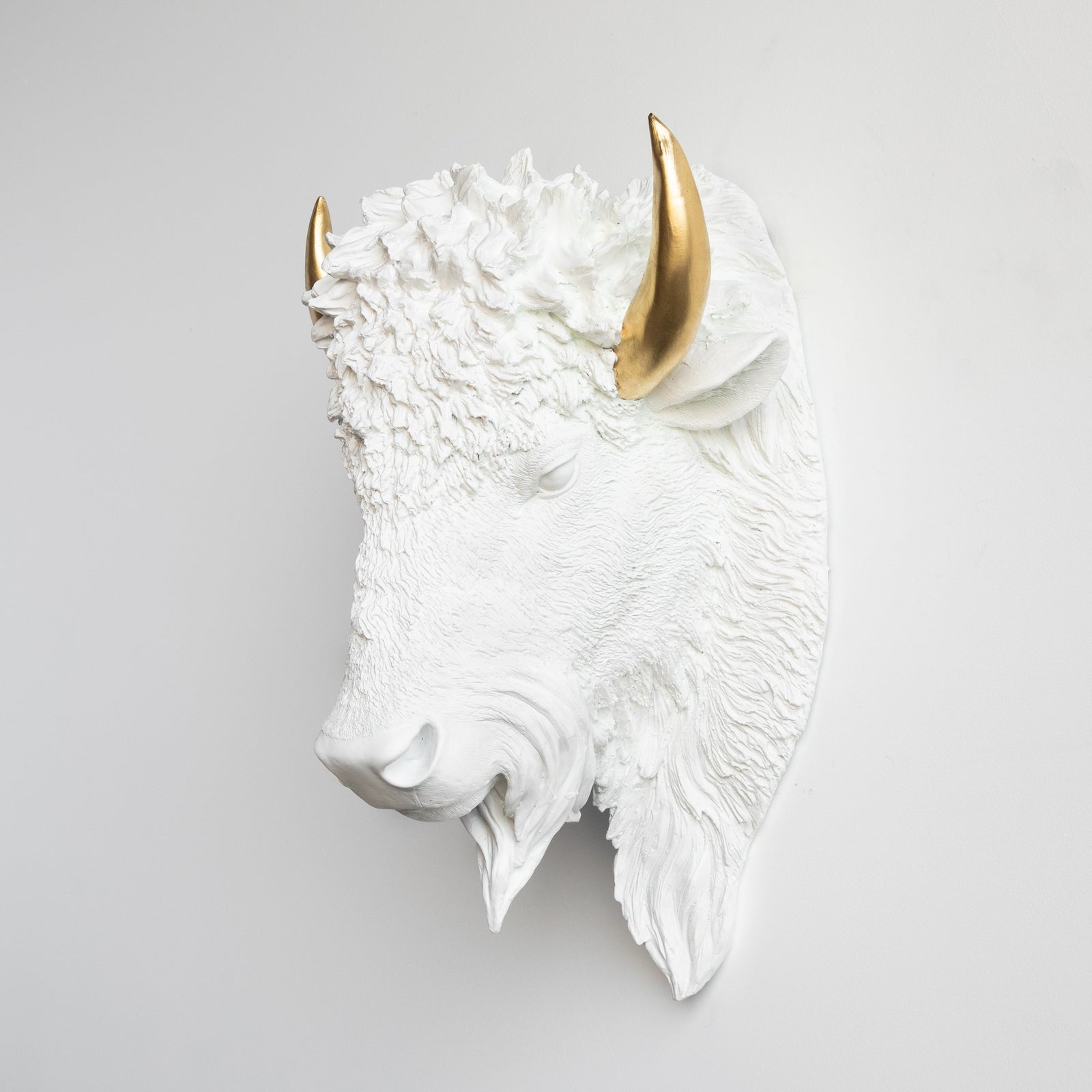 Faux Bison Sculpture