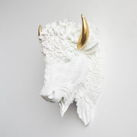 Faux Bison Sculpture