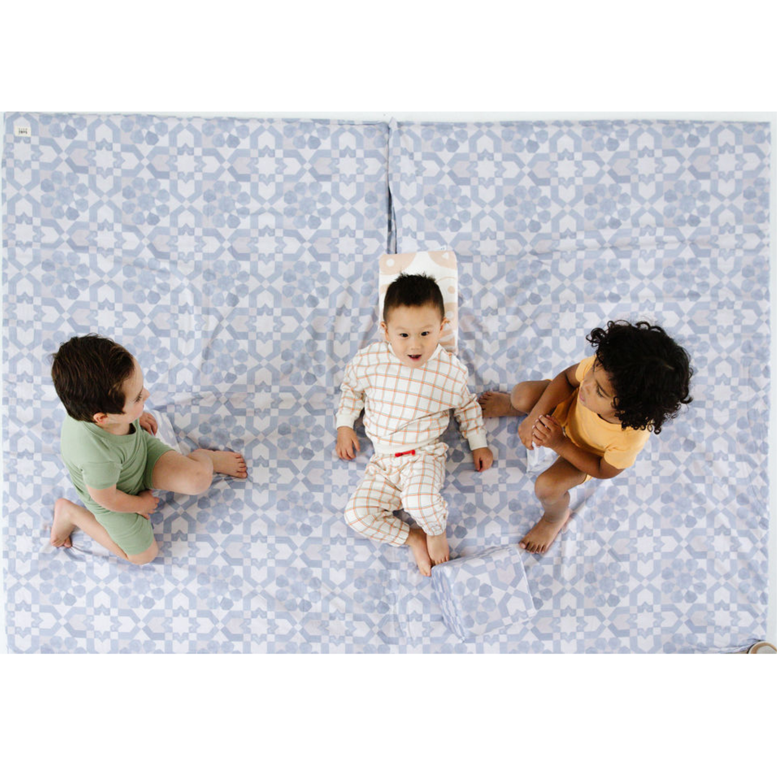 Blue Tile Padded Play Mat