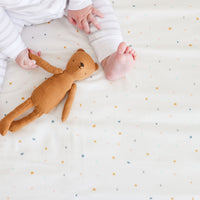 Dotty Organic Crib Sheet