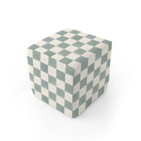 Toki Mats x Project Nursery Checker Play Cube - Matcha