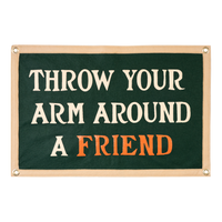 Throw Your Arm Around a Friend Camp Flag
