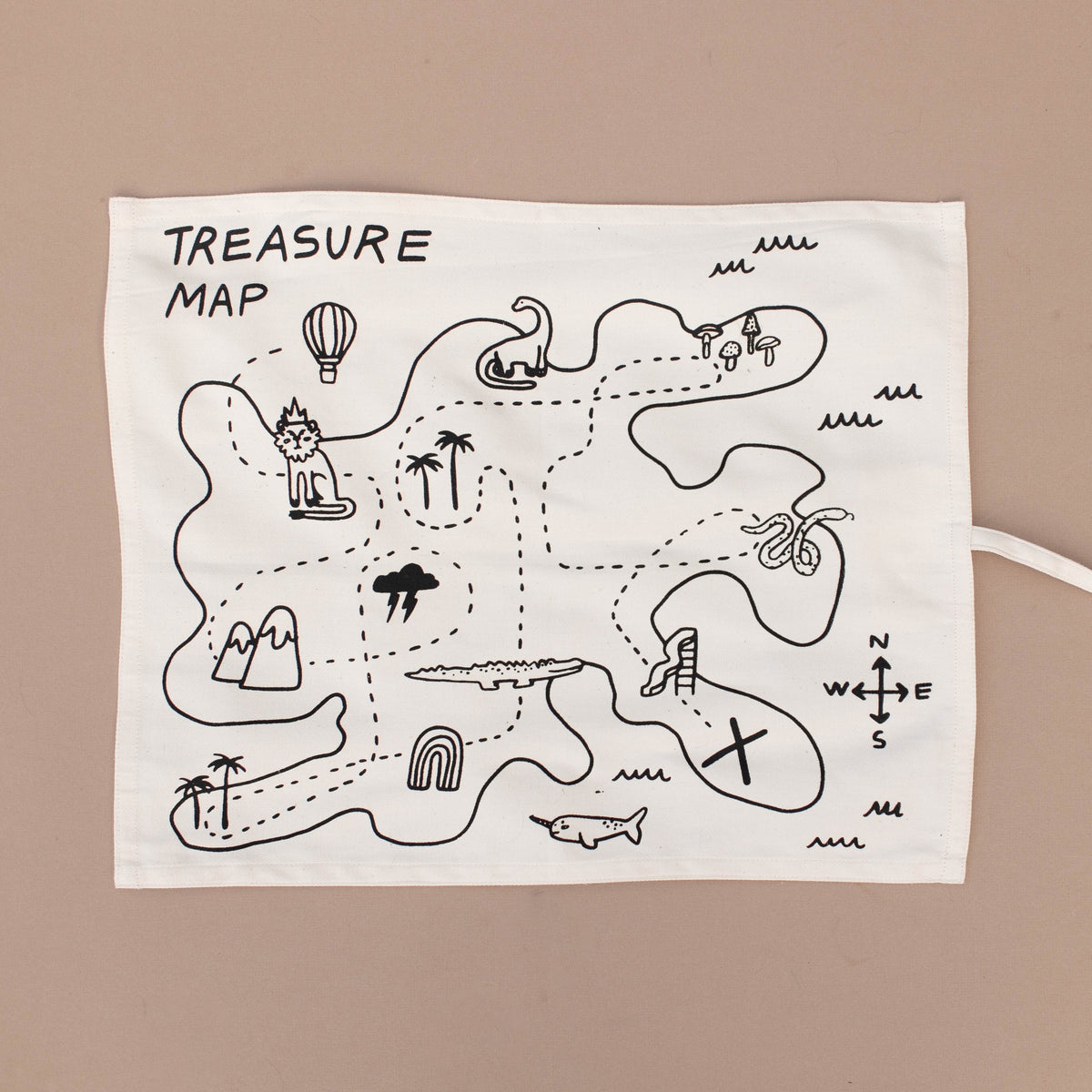 Canvas Treasure Map Toy