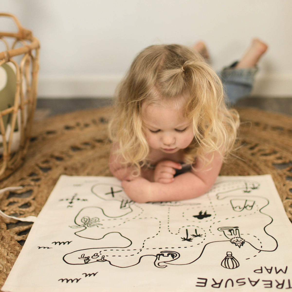 Canvas Treasure Map Toy