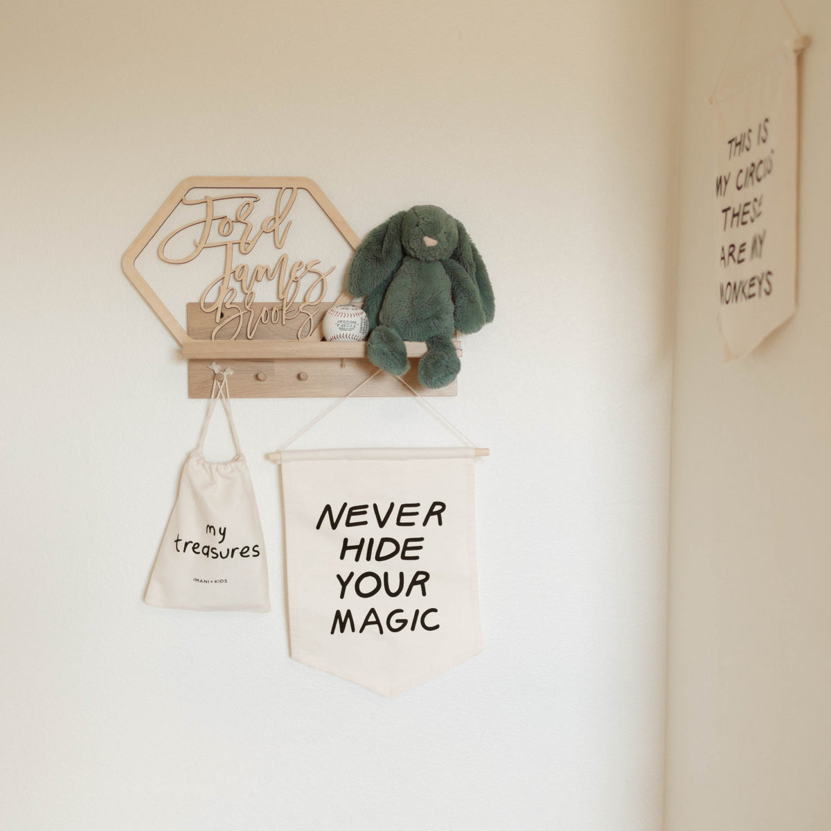 Never Hide Your Magic Hanging Sign