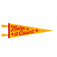 Make It Count Pennant