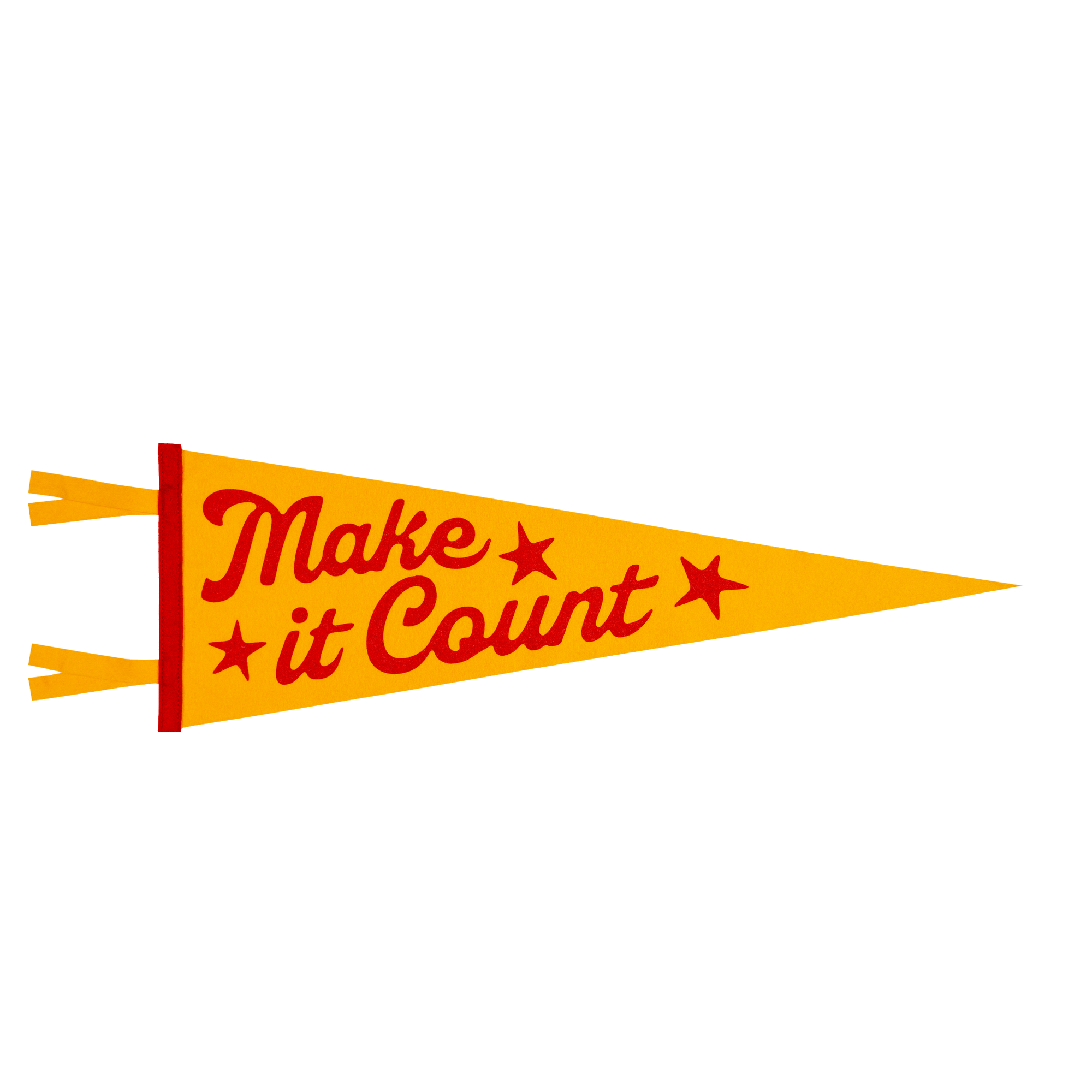 Make It Count Pennant