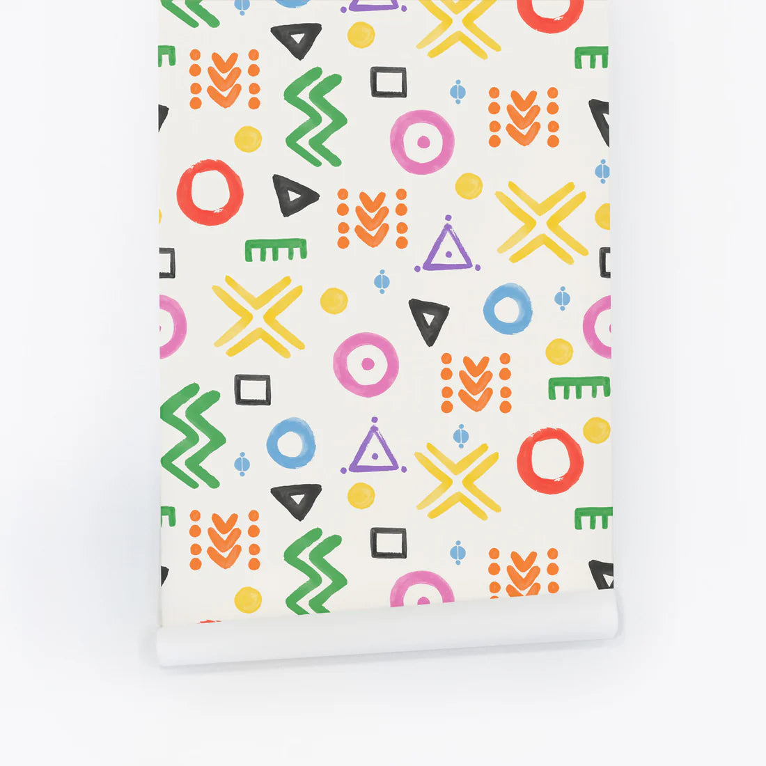 Decorative Symbols Print Wallpaper