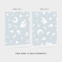 Coastal-Style Abstract Cutout Wallpaper