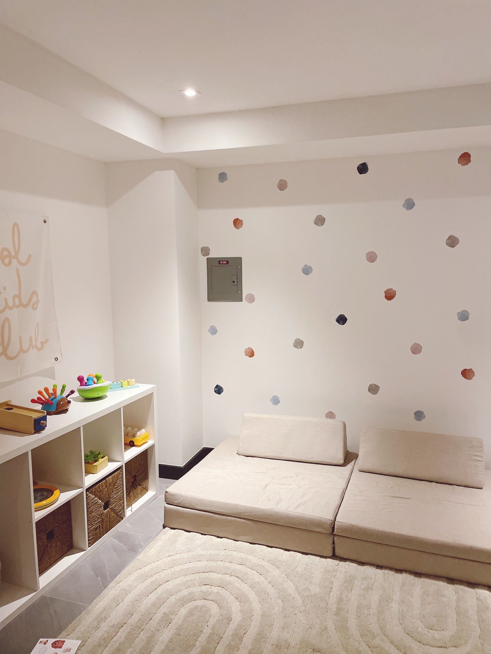 Forest Watercolor Polkadot Wall Decals