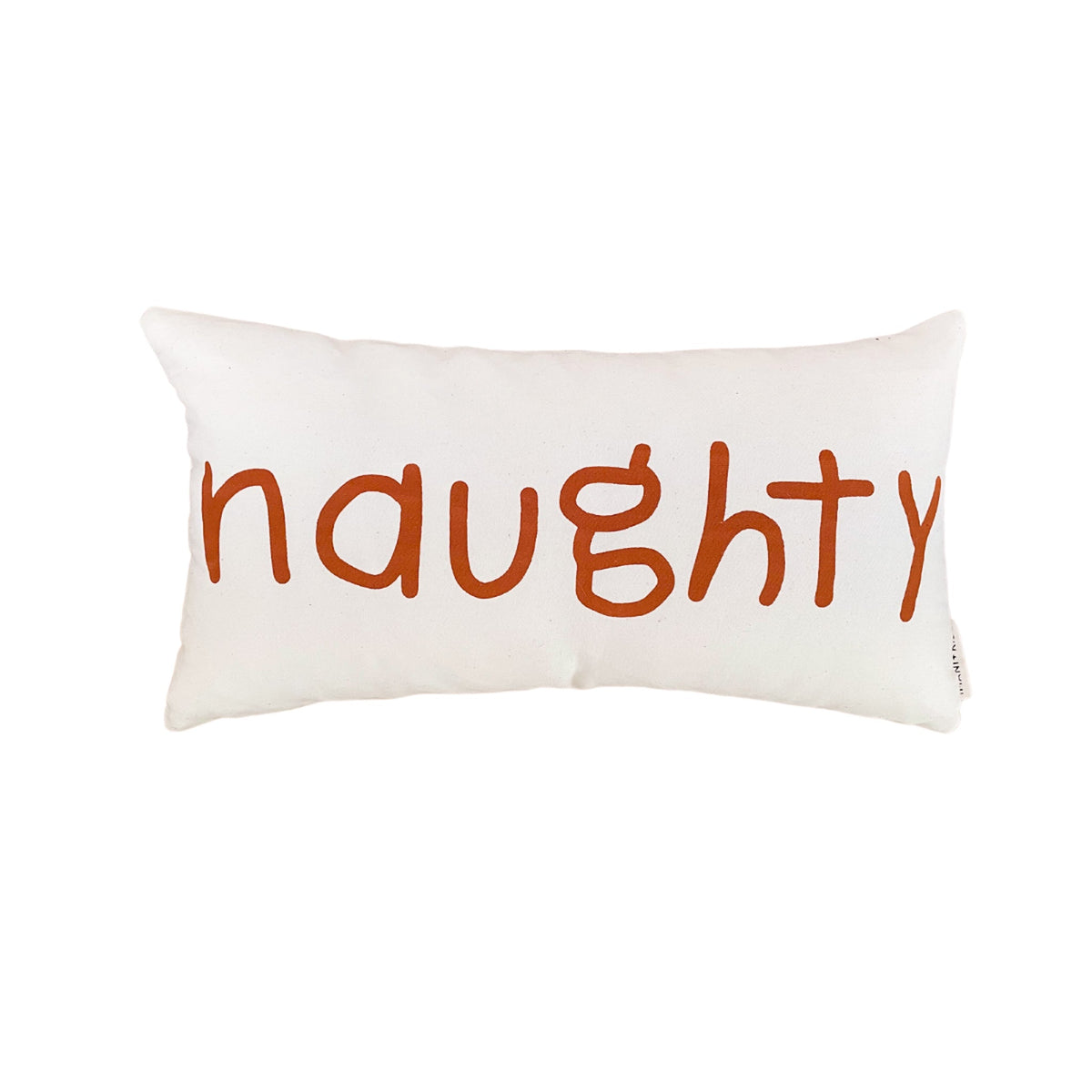 Naughty + Nice Lumbar Pillow Cover