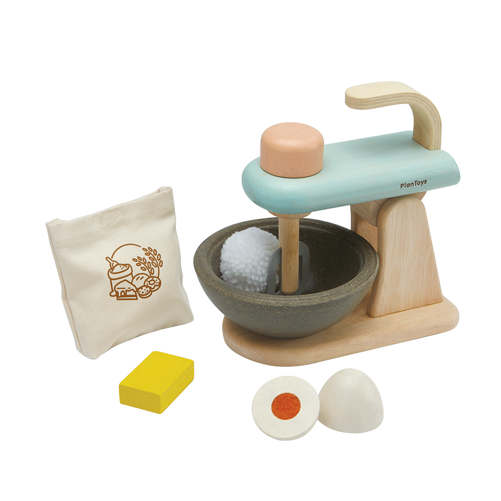 Wooden Stand Mixer Toy Set